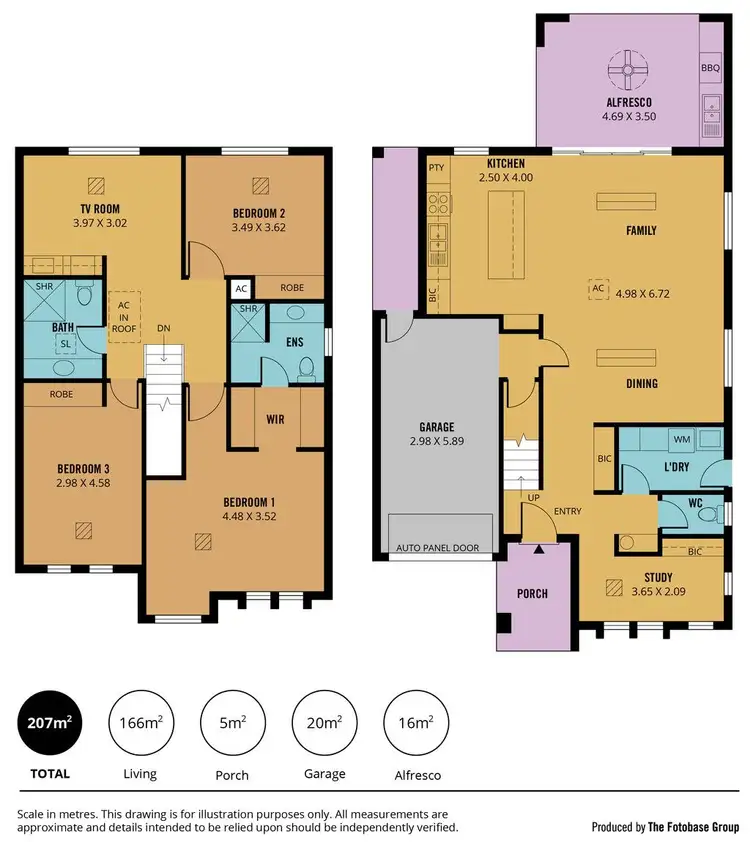 Floorplan of Homely house listing, 1/2B Howard Street, Flinders Park SA 5025