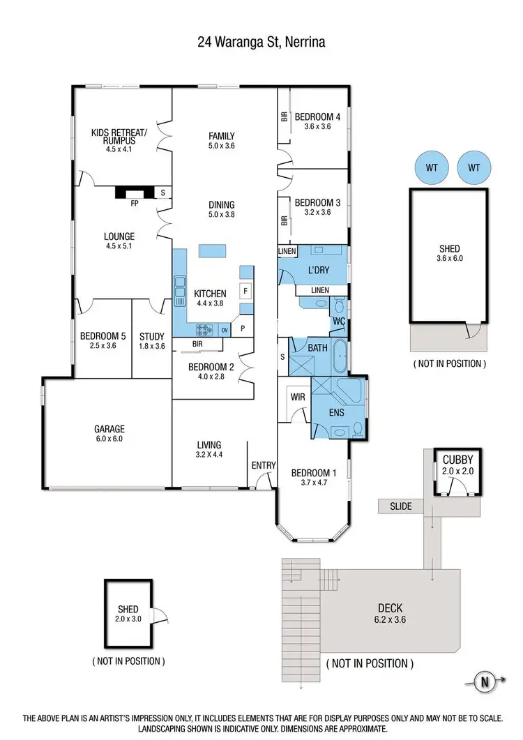Floorplan of Homely house listing, 24 Waranga Street, Nerrina VIC 3350