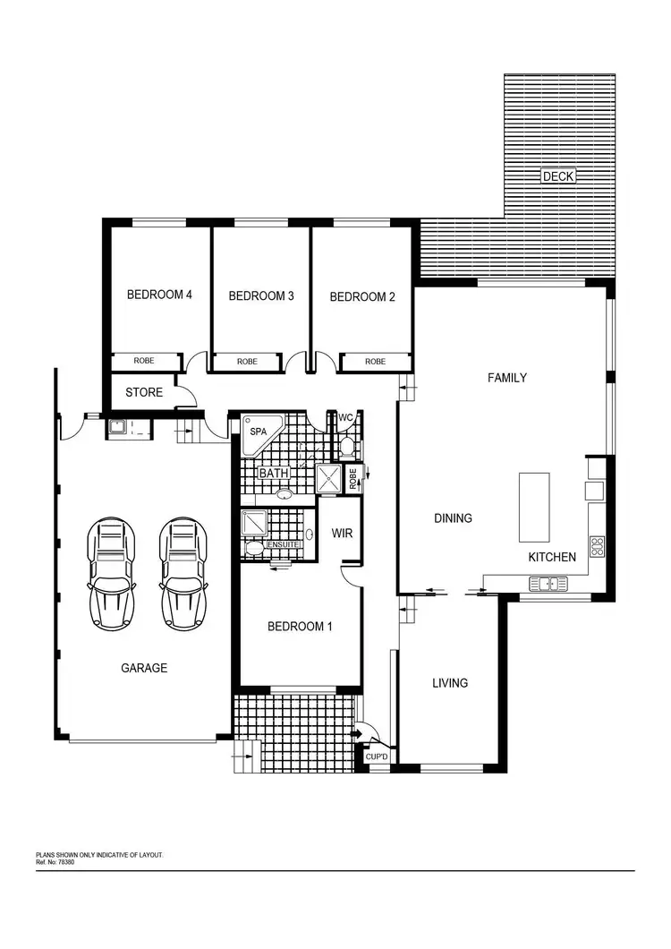Floorplan of Homely house listing, 5 Cotter Place, Macgregor ACT 2615
