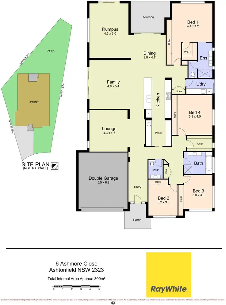 Floorplan of Homely house listing, 6 Ashmore Close, Ashtonfield NSW 2323