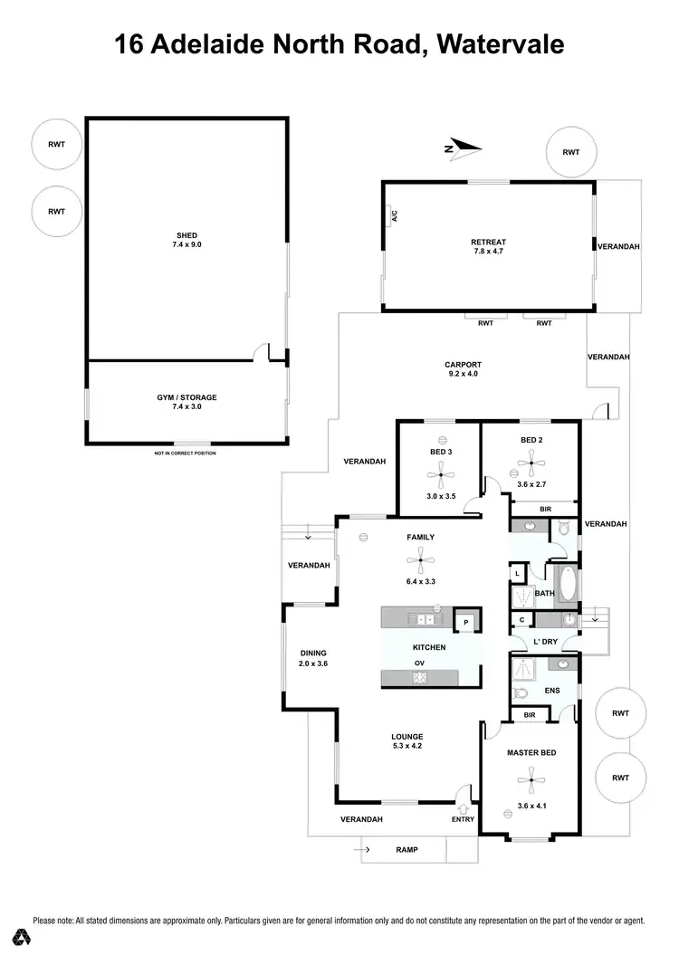Floorplan of Homely house listing, 16 Adelaide North Road, Watervale SA 5452