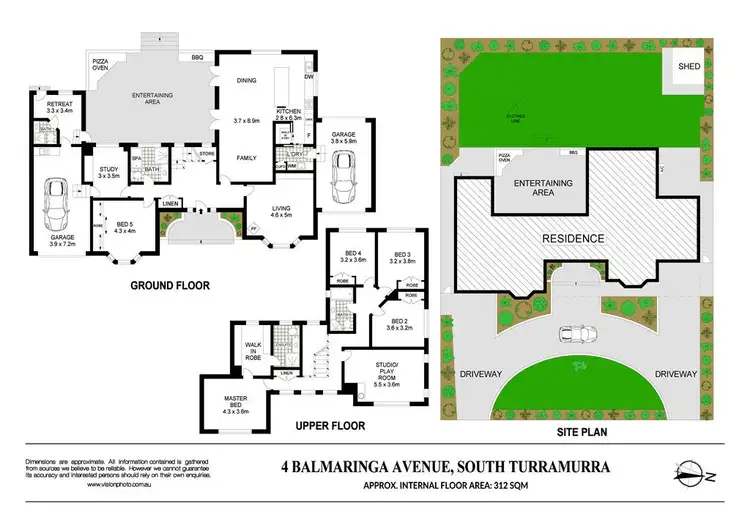 Floorplan of Homely house listing, 4 Balmaringa Avenue, Turramurra NSW 2074
