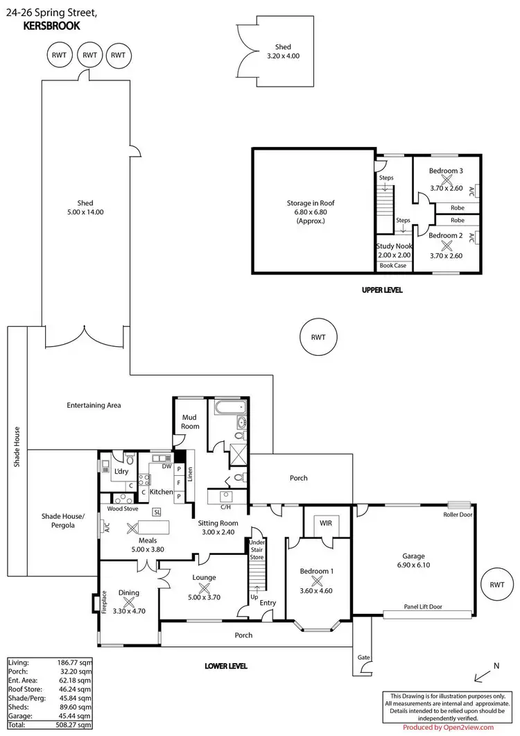 Floorplan of Homely house listing, 24-26 Spring Street, Kersbrook SA 5231