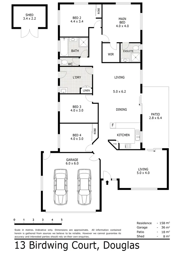 Floorplan of Homely house listing, 13 Birdwing Court, Douglas QLD 4814