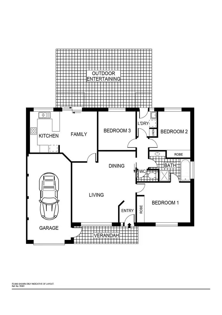 Floorplan of Homely townhouse listing, 33/36 Fink Crescent, Calwell ACT 2905