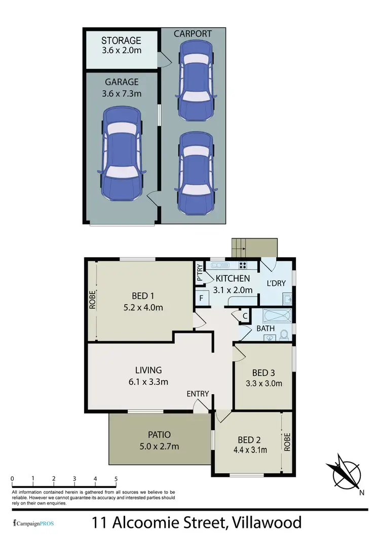 Floorplan of Homely house listing, 11 Alcoomie Street, Villawood NSW 2163