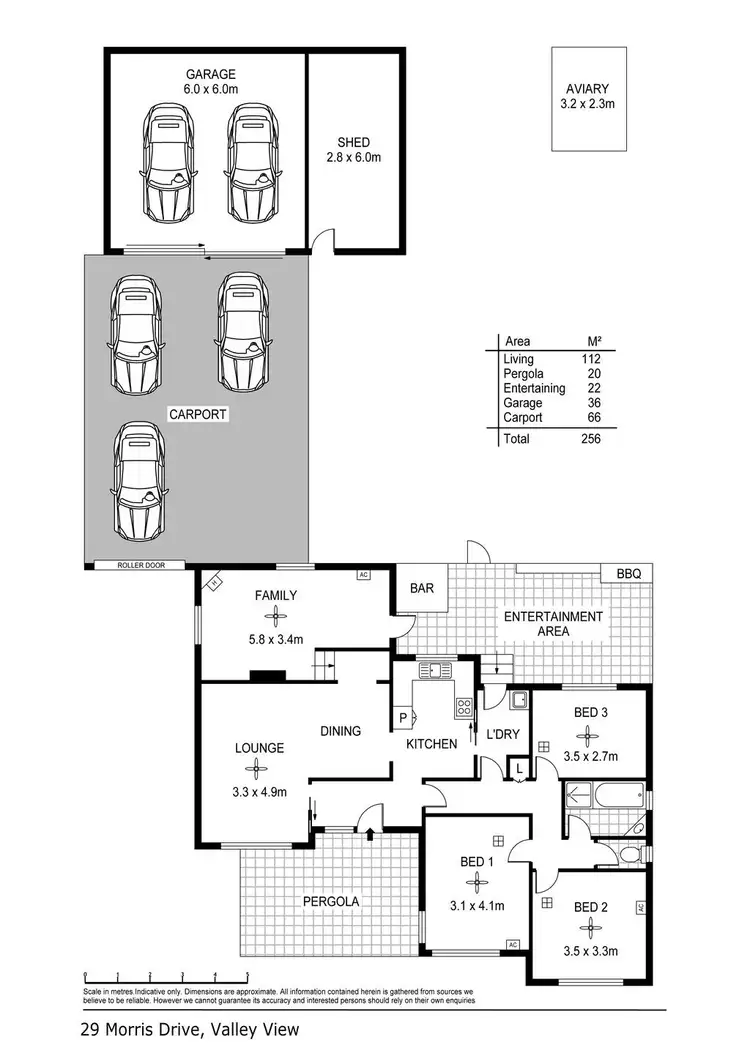 Floorplan of Homely house listing, 29 Morris Drive, Valley View SA 5093