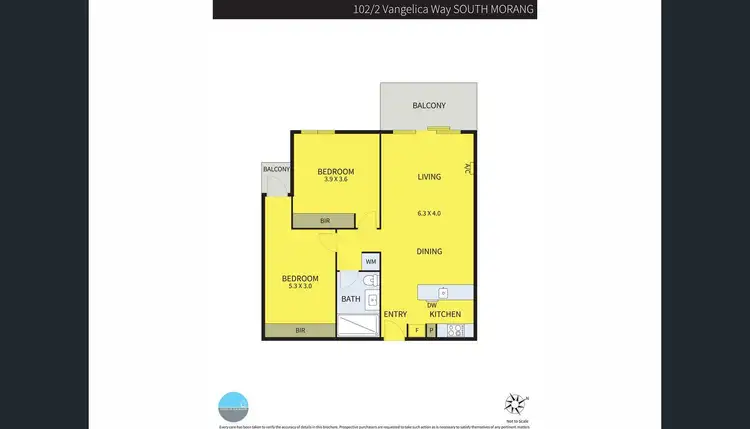Floorplan of Homely unit listing, 102/2 Vangelica Way, South Morang VIC 3752