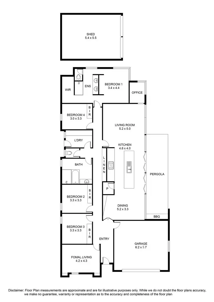 Floorplan of Homely house listing, 8 Aramanta Drive, Mount Gambier SA 5290