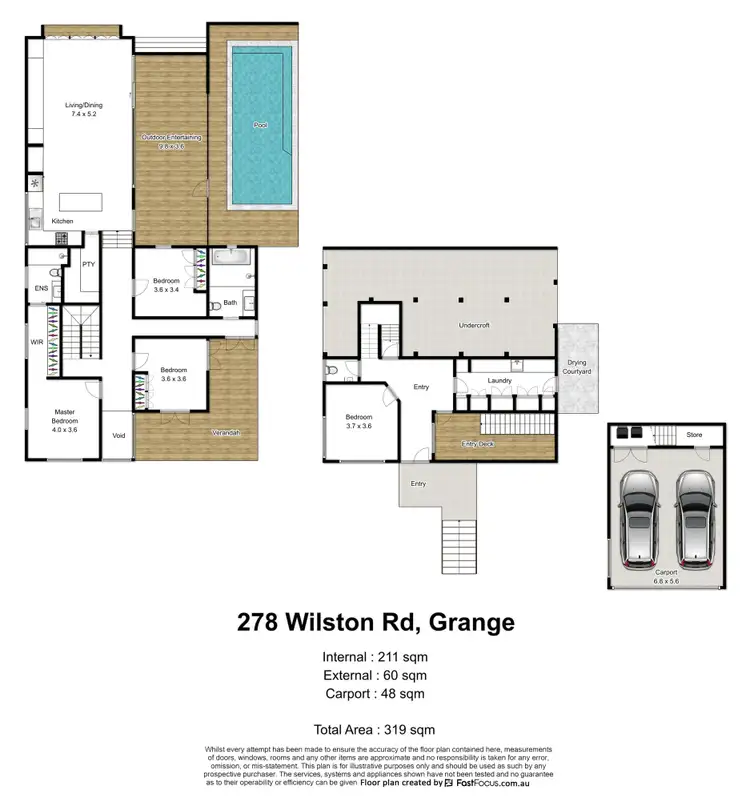 Floorplan of Homely house listing, 278 Wilston Road, Grange QLD 4051