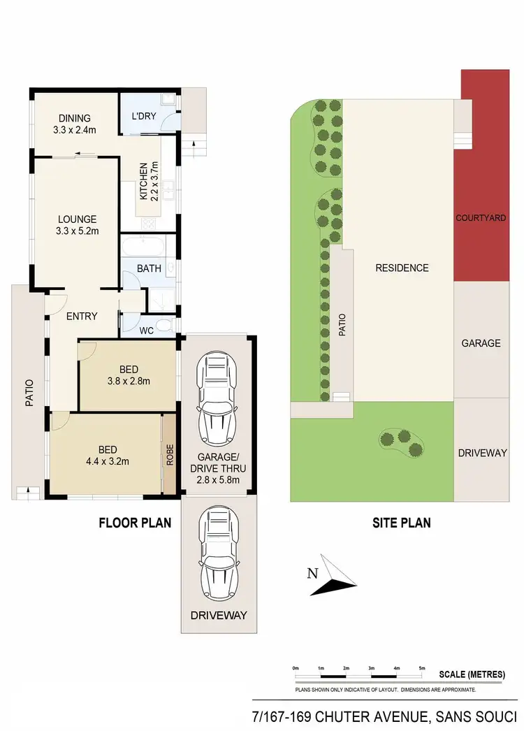 Floorplan of Homely villa listing, 7/167-169 Chuter Avenue, Sans Souci NSW 2219