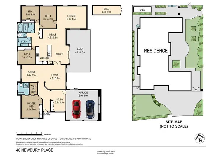 Floorplan of Homely house listing, 40 Newbury Place, Carindale QLD 4152