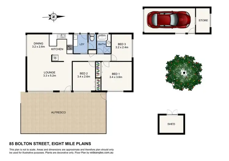 Floorplan of Homely house listing, 85 Bolton Street, Eight Mile Plains QLD 4113