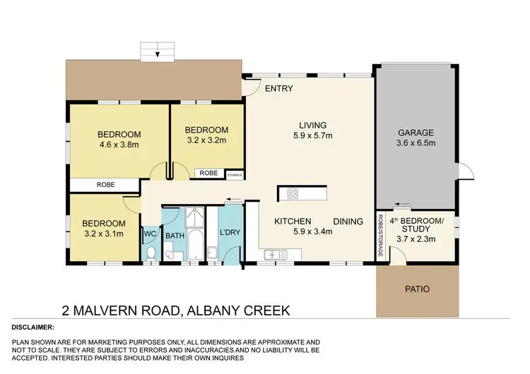 Floorplan of Homely house listing, 2 Malvern Road, Albany Creek QLD 4035