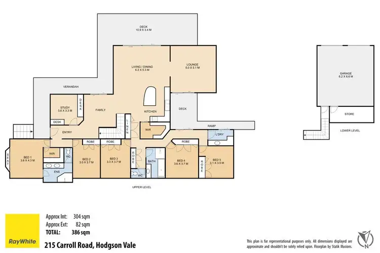 Floorplan of Homely house listing, 215 Carroll Road, Hodgson Vale QLD 4352