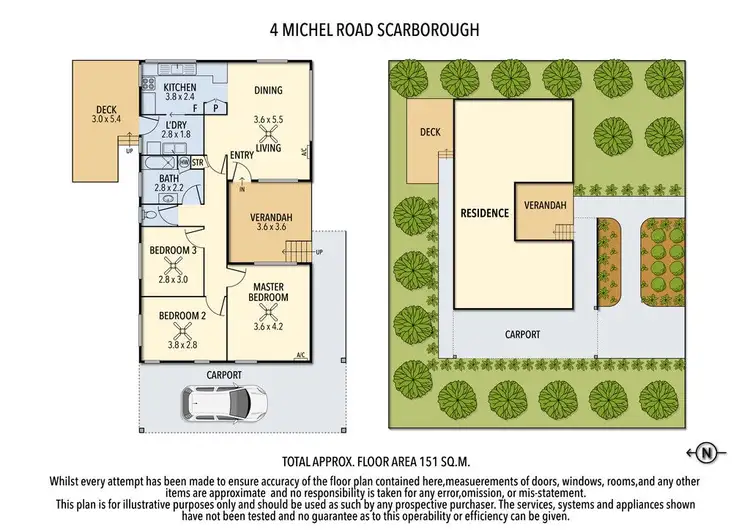 Floorplan of Homely house listing, 4 Michel Road, Scarborough QLD 4020