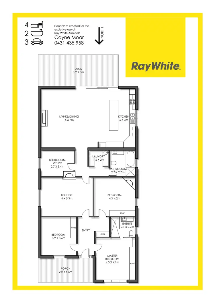 Floorplan of Homely house listing, 144 Mossman Street, Armidale NSW 2350