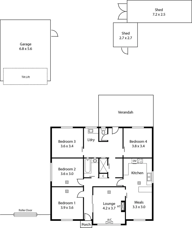 Floorplan of Homely house listing, 130 Bower Road, Semaphore Park SA 5019