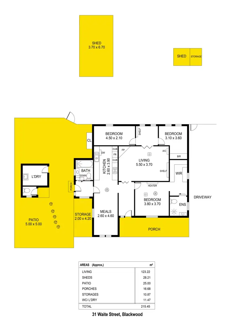 Floorplan of Homely house listing, 31 Waite Street, Blackwood SA 5051