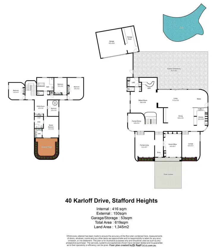 Floorplan of Homely house listing, 40 Karloff Drive, Stafford Heights QLD 4053