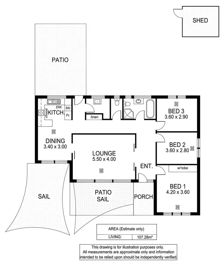 Floorplan of Homely house listing, 35 Wolseley Road, Blackwood SA 5051