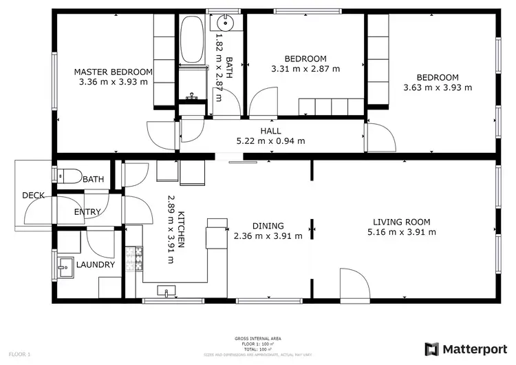 Floorplan of Homely house listing, 10 Murray Street, Lake Boga VIC 3584