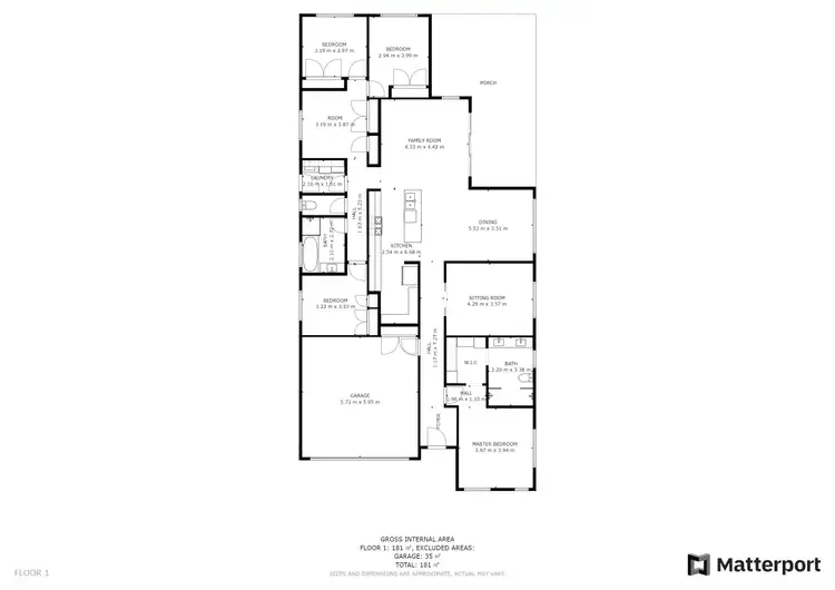 Floorplan of Homely house listing, 20 Cutri Drive, Swan Hill VIC 3585