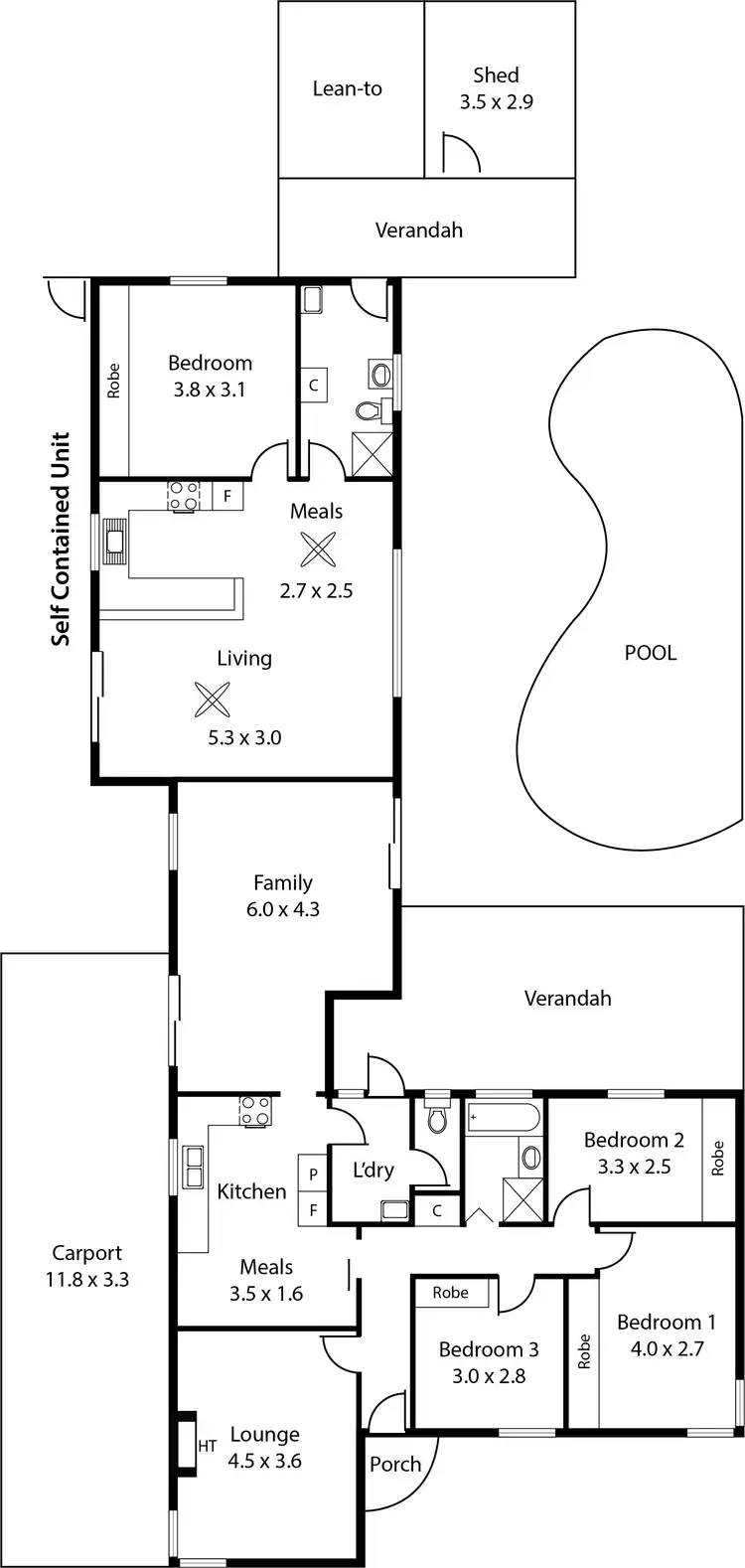 Floorplan of Homely house listing, 18 Munro Street, Sefton Park SA 5083