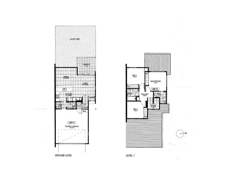 Floorplan of Homely townhouse listing, 33/8 Russell Street, Everton Park QLD 4053
