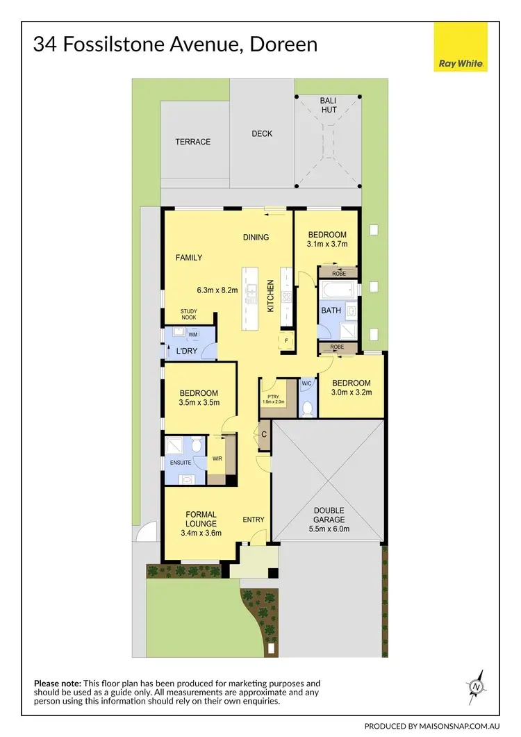 Floorplan of Homely house listing, 34 Fossilstone Avenue, Doreen VIC 3754