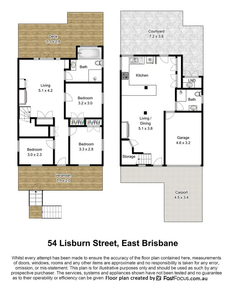 Floorplan of Homely house listing, 54 Lisburn Street, East Brisbane QLD 4169