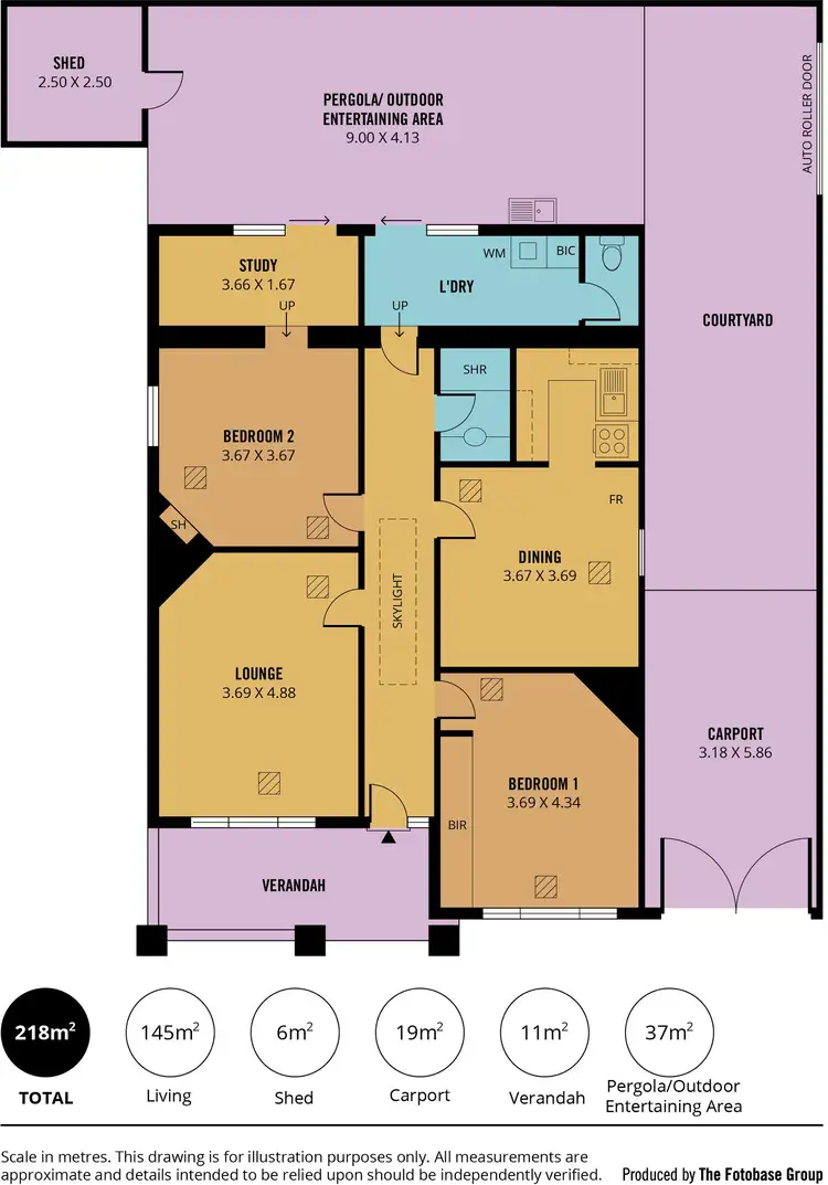 Floorplan of Homely house listing, 55 Botting Street, Albert Park SA 5014
