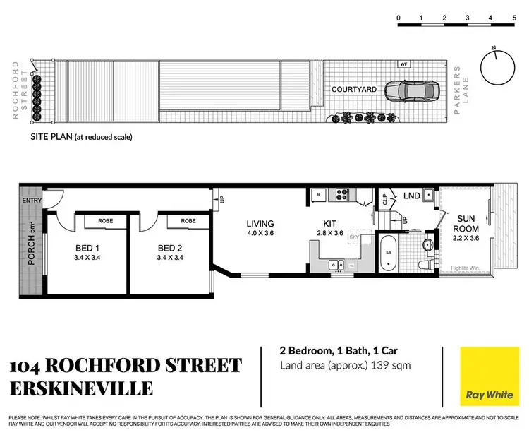 Floorplan of Homely house listing, 104 Rochford Street, Erskineville NSW 2043