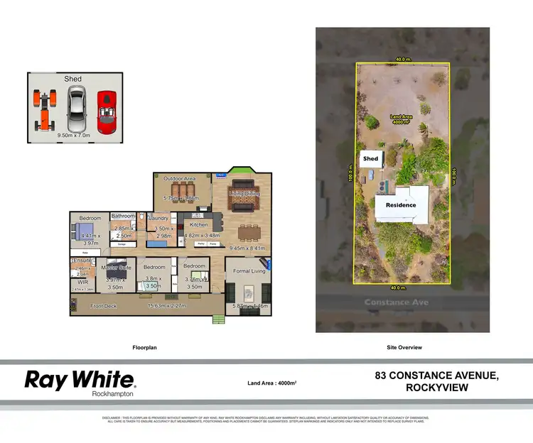Floorplan of Homely house listing, 83-85 Constance Avenue, Rockyview QLD 4701