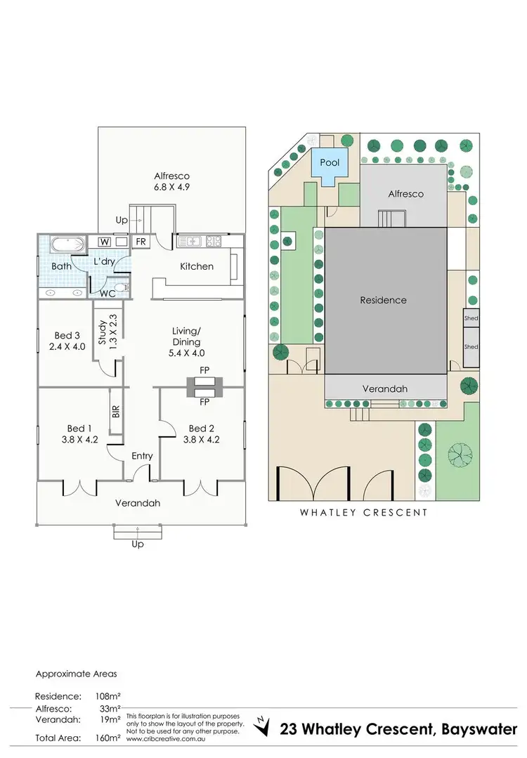 Floorplan of Homely house listing, 23 Whatley Crescent, Bayswater WA 6053