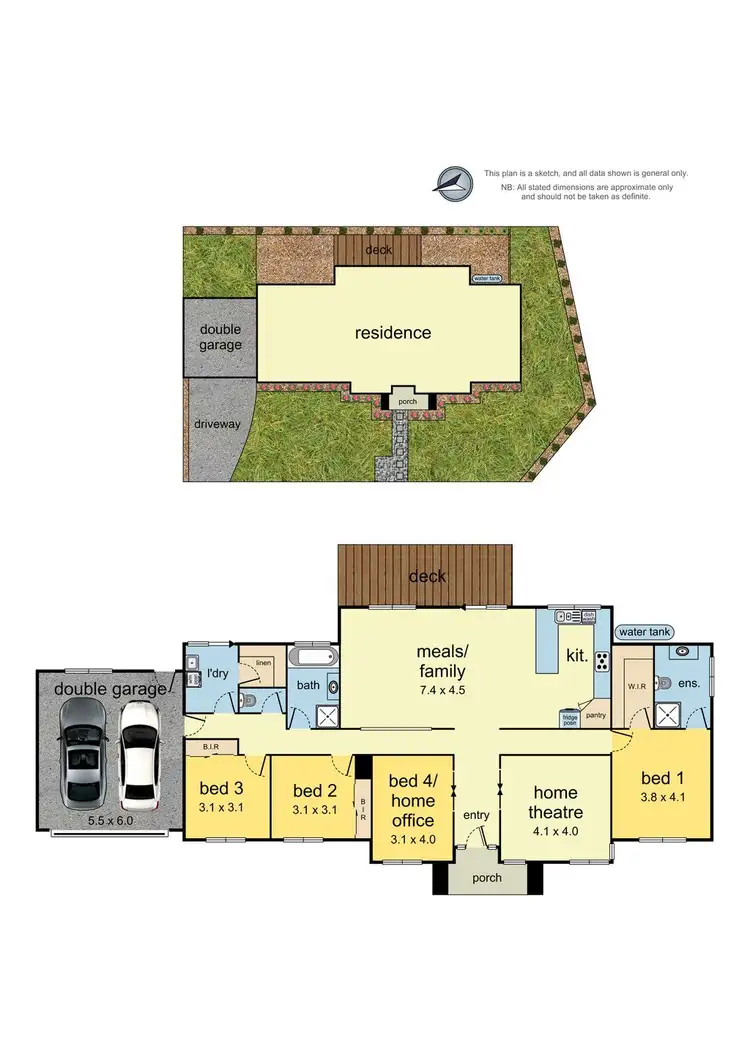 Floorplan of Homely house listing, 44 Blackburn Road, Mooroolbark VIC 3138