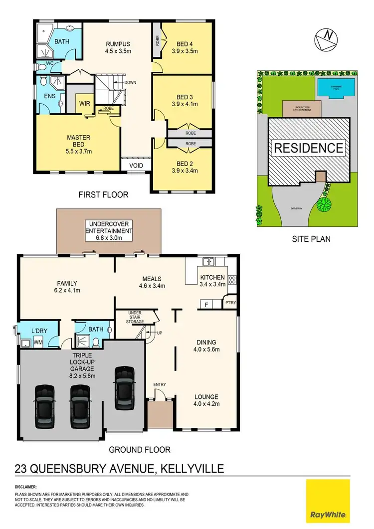Floorplan of Homely house listing, 23 Queensbury Avenue, Kellyville NSW 2155