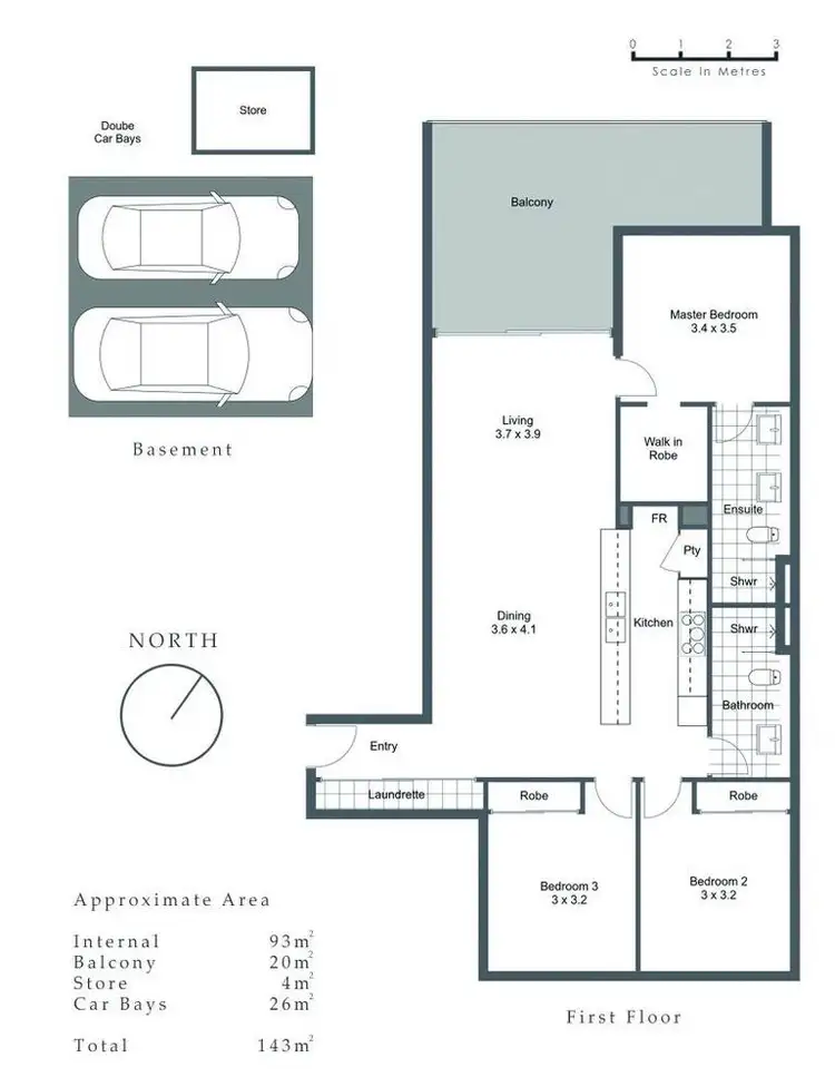Floorplan of Homely apartment listing, 206/15 Roydhouse Street, Subiaco WA 6008