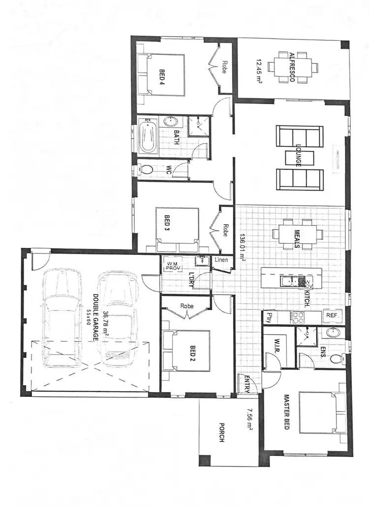 Floorplan of Homely house listing, 70 Ellswood Crescent, Mildura VIC 3500