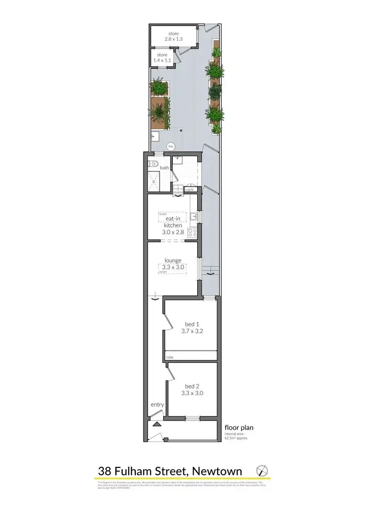 Floorplan of Homely house listing, 38 Fulham Street, Newtown NSW 2042