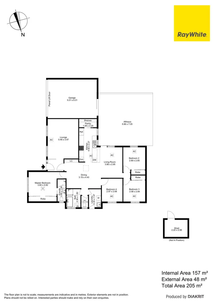 Floorplan of Homely house listing, 24 Lubbock Court, Wynn Vale SA 5127