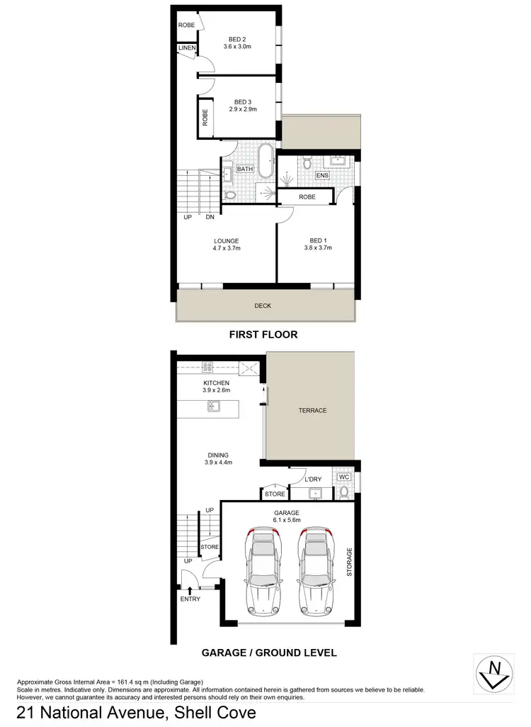 Floorplan of Homely house listing, 21 National Avenue, Shell Cove NSW 2529