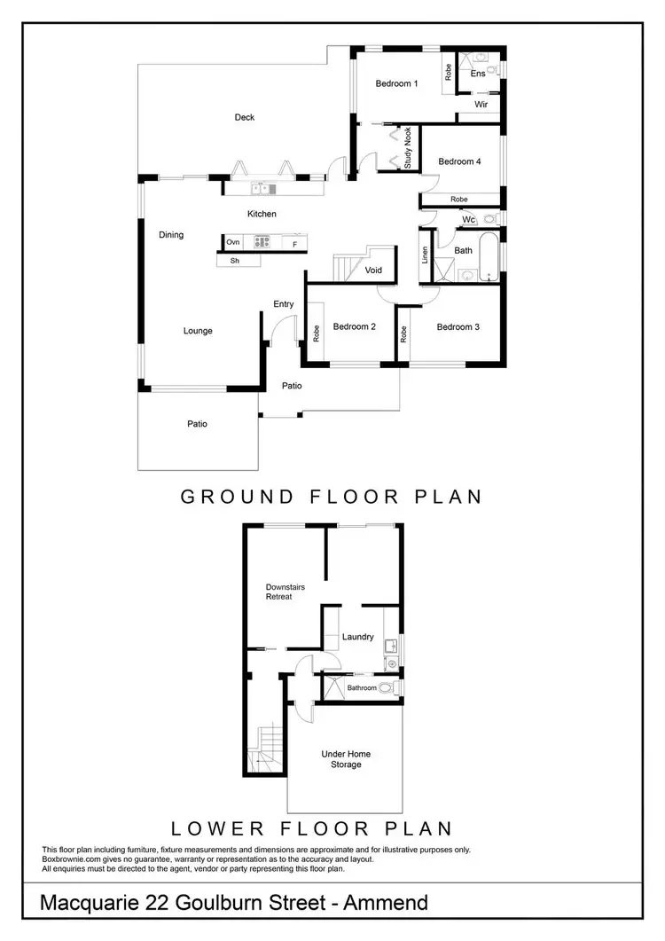 Floorplan of Homely house listing, 22 Goulburn Street, Macquarie ACT 2614