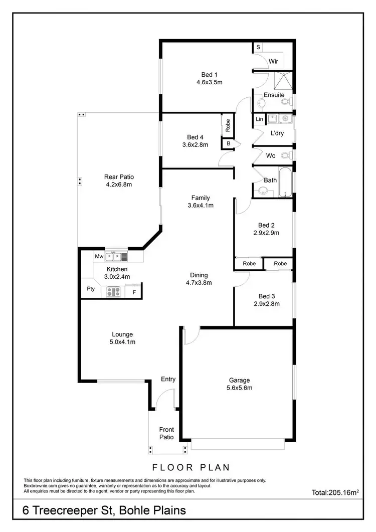 Floorplan of Homely house listing, 6 Treecreeper Street, Bohle Plains QLD 4817