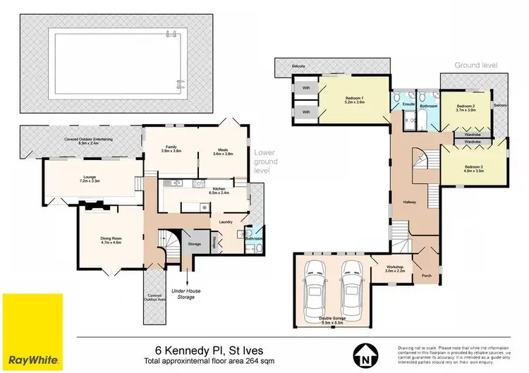 Floorplan of Homely house listing, 6 Kennedy Place, St Ives NSW 2075
