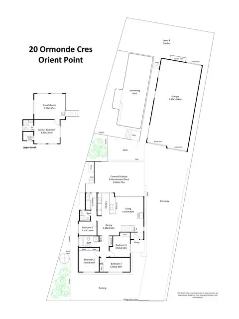 Floorplan of Homely house listing, 20 Ormonde Crescent, Orient Point NSW 2540