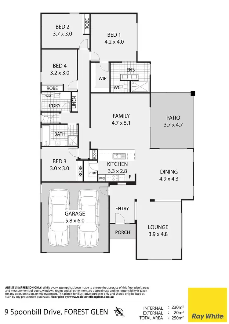 Floorplan of Homely house listing, 9 Spoonbill Drive, Forest Glen QLD 4556