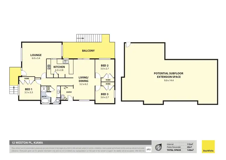 Floorplan of Homely house listing, 12 Weston Place, Kiama NSW 2533