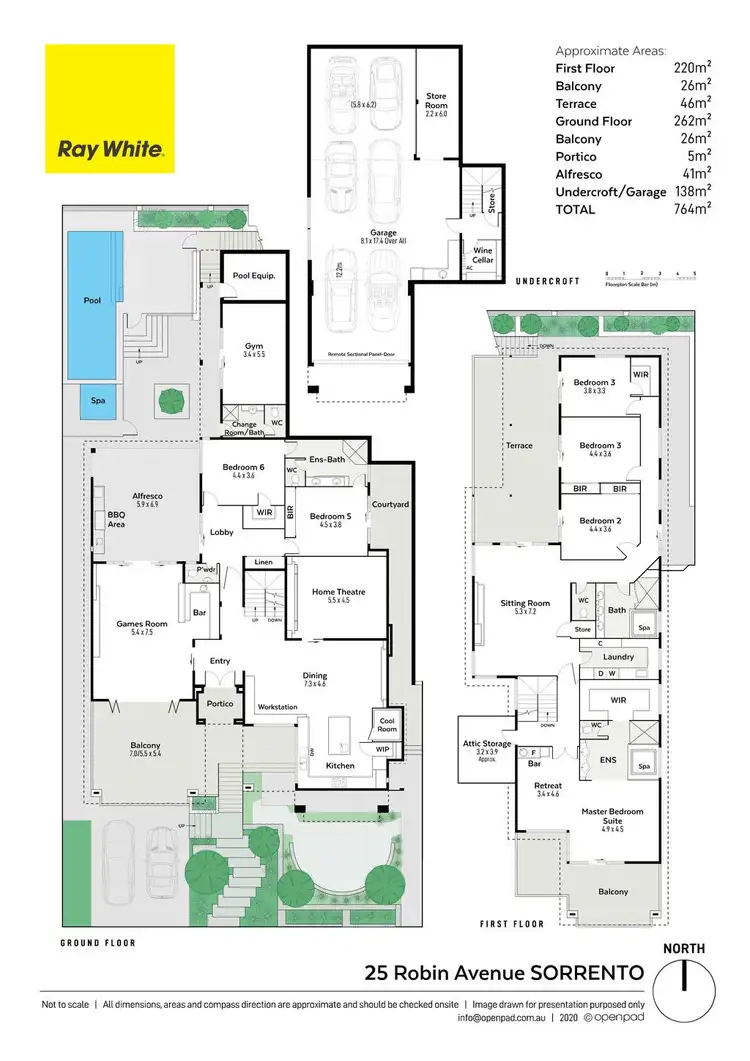 Floorplan of Homely house listing, 25 Robin Avenue, Sorrento WA 6020