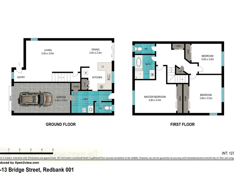 Floorplan of Homely townhouse listing, 20/13 Bridge Street, Redbank QLD 4301